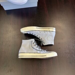 Gray High-Top Sneakers